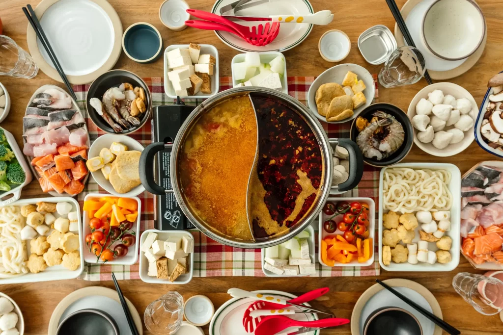 وت پات چینی ظرف غذای خاص